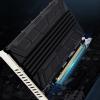 XUYUH SSD to PCIE Adapter NVME M-Key PCIEX16 4 RAIDs PCI-E Split Card Support 4NVME SSD 2230/42/60/80 Aluminum Heatsink, 19.5x13x3.2CM view 3