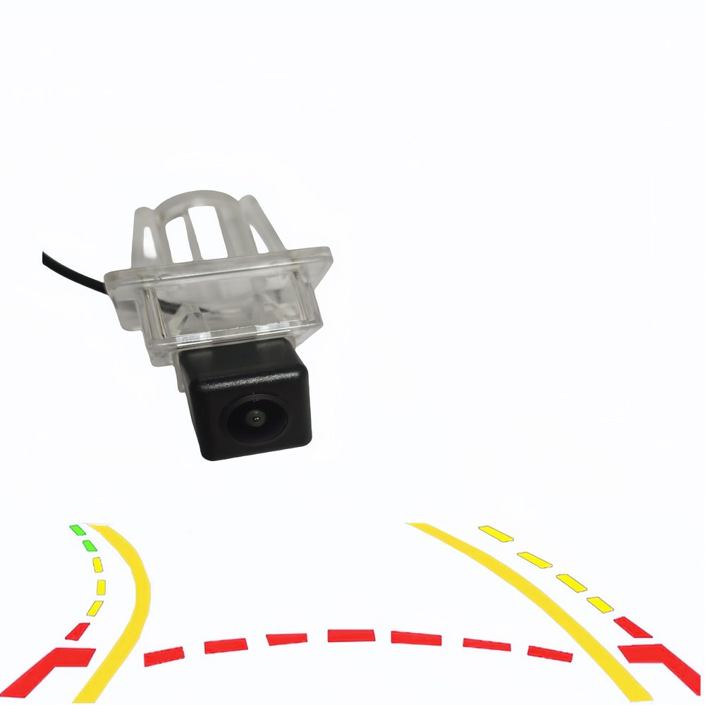 Uebasd for Mercedes Benz C180 C200 C280 C300 C350 C63 AMG Car Rear View Dynamic Trajectory Camera Back Up Reverse Parking Camera/Plug Directly, CY-G-0012