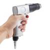 1/4" 1700rpm High-speed Positive Reversal Pistol-type Pneumatic Gun Drill with Chuck Wrench and Connector for Hole Drilling view 4