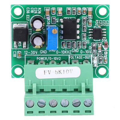 NDNCZDHC Convert Module FV-5KHz10V Frequency to Voltage Converter Module Digital to Analog Inverter Board 0-5Khz to 0-10V