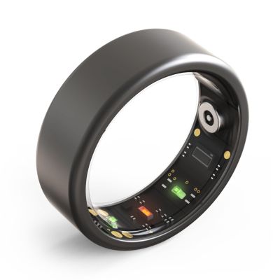 DirectNine Basics Smart Ring for Men and Women, IP68 Fitness, Health Step Sleep Monitoring, Fashionable Sport Smart Rings, APP for iOS & Android (No. 7)