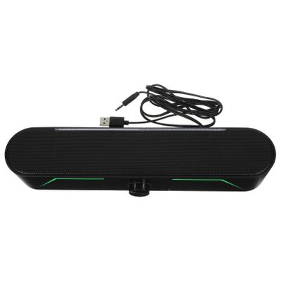 Homoyoyo Standing Sound Bar Long Speaker Led-lit Home Audio System Compact Design Wide Compatibility for Tablets Computers Smartphones