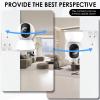 4Pcs PTZ Camera Bracket Wall Mounted Ring Camera Bracket Adhesive and Screw Mounting Household Security Camera Bracket with Screws Metal Surveillance Camera Support Holder for Camera//(Bracket) view 3