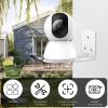 4Pcs PTZ Camera Bracket Wall Mounted Ring Camera Bracket Adhesive and Screw Mounting Household Security Camera Bracket with Screws Metal Surveillance Camera Support Holder for Camera//(Bracket) view 4