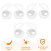 balacoo 6pcs Silicone Ear Hooks Skid Earphone Protectors for Left Right and Easy to Install Earbud for Running Music and Video Calls view 4
