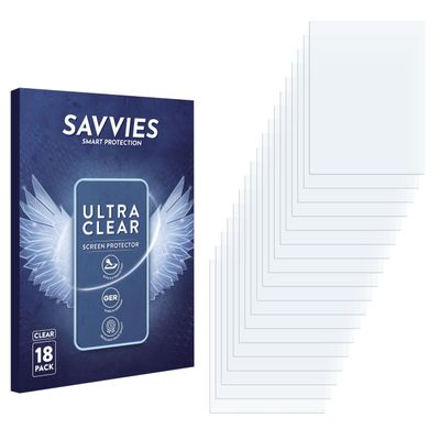 savvies 18 Pack Screen Protector compatible with Onyx Boox Livingstone 2 Protection Film Clear