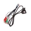 PriaRi 20 P Plug Car Stereo Rad1o RCA Output AUX Wire Harness Wiring Connector Adaptor Subwoofer Cable 4G SIM Card Slot Car Rad1o Cable view 3
