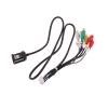 PriaRi 20 P Plug Car Stereo Rad1o RCA Output AUX Wire Harness Wiring Connector Adaptor Subwoofer Cable 4G SIM Card Slot Car Rad1o Cable view 4