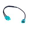 PriaRi 2 to 1 Rad1o Antenna Adapter Double Fakra RNS RCD 510 310 315 210 to RCD330 view 1