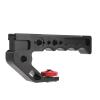 Camera Top Handle, Aluminum Top Handle with 1/4 3/8 Threads, Locating Pins and Cold Shoes, for Camera Rig, Camera Cage view 1