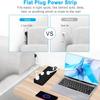 25 FT Power Strips with Surge Protection 1625W/13A,10 Outlets with 4 USB Ports (1 USB C) Long Extension Cord with Multiple Outlets 14-in-1 1700J 16Awg Flat Plug Power Strip Protector Black ETL Listed view 2