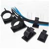 Angoily Adhesive Cable Holder Clips Wire Clamp Fastener Universal for Home Office Factory Use view 2