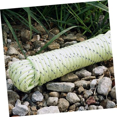 Outanaya 20m Luminous Reflective Camping Rope for Tent Awning and Outdoor Use Durable Glow Dark Cord with High Visibility for Hikers and Campers