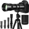 COMMANDER OPTICS 420-1600mm f/8.3 Manual Telephoto Zoom Lens for Nikon Z Mount Camera Z30, Z50, Z5, Z6, Z6II, Z7, Z7II, Z9, ZFC (Black) | Camera Lens view 1