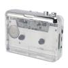 Portable Cassette Player, Stereo USB Cassette to MP3 Converter with Auto Reverse, Rechargeable Cassette Tape Player Recorder with Earphones, 3.5mm Audio Jack view 1