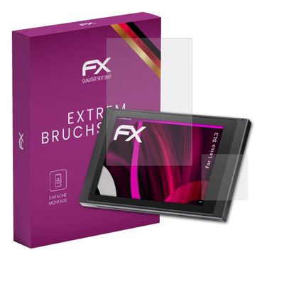 atFoliX Plastic Glass Protective Film compatible with Leica SL3, 9H Hybrid-Glass FX Screen Protector (Set of 1)
