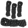 WOONEKY Camping Tent Rope Strap 3mm Reflective Black for Camping Shelters view 1