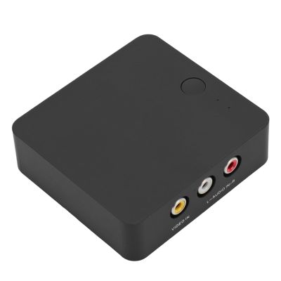 to HDMI Converter, 1080P HD Composite AV to HDMI Video Audio Converter Recorder, Support PAL NTSC with USB Power Cable, for VCR VHS DVD Camcorder TV