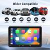 Portable Car Stereo,7 Inch HD Touchscreen Car Multimedia Player,Support Mirror Link Dash Mount Car Screen (W507C Self Adhesive Bracket) view 3