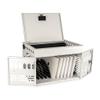 12 Device Portable Charging Station for Tablets, iPads, Chromebooks, and Laptop Computers with Lock, Surge Protection, for Classroom or Office (White) view 3