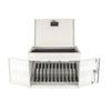 12 Device Portable Charging Station for Tablets, iPads, Chromebooks, and Laptop Computers with Lock, Surge Protection, for Classroom or Office (White) view 4