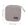 KONTONTY Large Capacity Storage Bag for Usb Cable Charger Travel Accessories Organizer Phone Case for Digital Gadget view 2