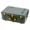 OD Green Pelican 1650 Large Case - Comes with Pick & Pluck Foam - Yellow Handles & Latches. view 3