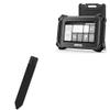 BoxWave Stylus Pouch Compatible with Ancel V6 PRO+ (8 in) - Stylus PortaPouch, Pen Stylii Holder Carrier Portable Self-Adhesive - Jet Black view 1