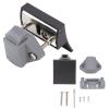 FOTN 10 Packs Matter Black Square Handle Push LocksCabinet Lock Drawer Cupboard Pull Open Handles Lift Latch for Caravans Boats Cupboard Furniture Hardware Reliable Cabinet Lock view 4