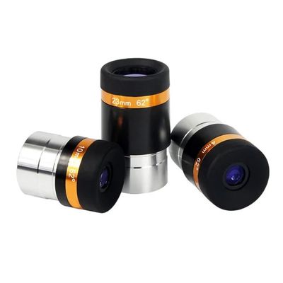 ZTBH Microscope Accessories Kit 1.25" Wide Angle 62 Degree Lens 4mm 10mm 23mm Aspheric Eyepiece HD Fully Coated Fit for Astronomy Monocular Telescope Microscope Slides (Color : 4mm)
