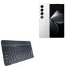 BoxWave Keyboard Compatible with Meizu 21 Pro - SlimKeys Bluetooth Keyboard, Portable Thin with Chiclet-Style Keys - Jet Black view 1