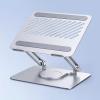 LMXRYPD Laptop Stand. Laptop Riser for Desk. Adopt Liftable and Foldable Aluminum Alloy Bracket, Hollow Heat Dissipation. for Notebooks and Tablets(360 Rotation+Lifting) view 1