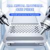 LMXRYPD Laptop Stand. Laptop Riser for Desk. Adopt Liftable and Foldable Aluminum Alloy Bracket, Hollow Heat Dissipation. for Notebooks and Tablets(360 Rotation+Lifting) view 4