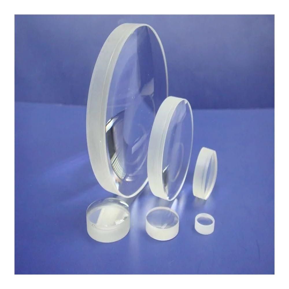 ZTBH Microscope Accessories Kit 1pcs K9 Plano Convex Lens Diameter 30 Focal 30 40 50 60 80 100mm Optical Glass Quartz Glass Focusing Lens Microscope Slides (Size : 30mm, Color : 100mm)