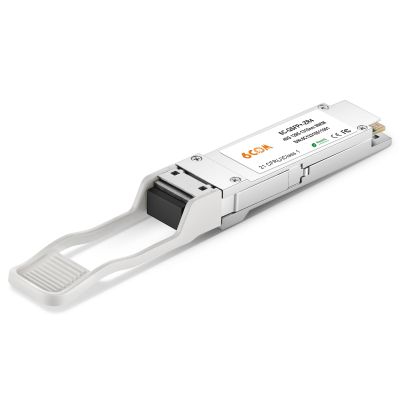6COMGIGA 40GBASE-ZR4 QSFP+ 1310nm 80km DDM SMF Transceiver, 40 Gigabit QSFP+ Single-Mode Module Compatible with Cisco 40GBASE-ZR4