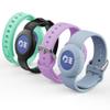 4 Packs Princess Cruise Medallion Holder, Breathable Soft Silicone Princess Medallion Holder,Princess Medallion Wristband for Women Men Girls Kids Children (Black, Blue, Green, Purple) view 1