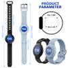 4 Packs Princess Cruise Medallion Holder, Breathable Soft Silicone Princess Medallion Holder,Princess Medallion Wristband for Women Men Girls Kids Children (Black, Blue, Green, Purple) view 2