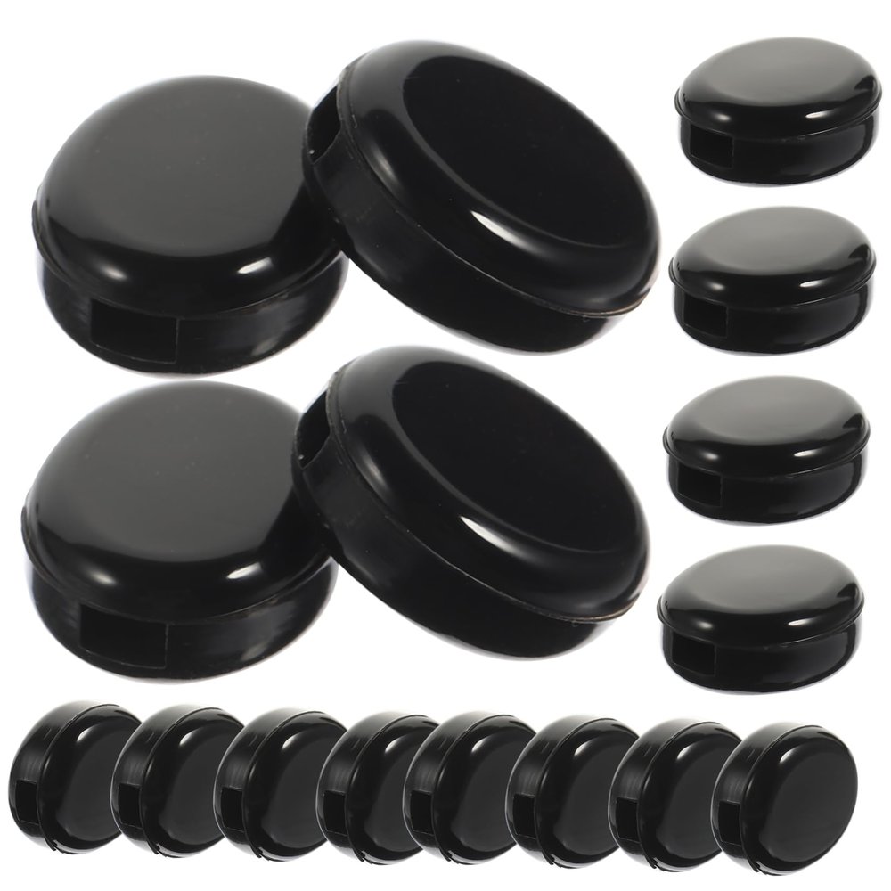 NOLITOY 20pairs Slip Silicone Glasses Ear Cushions for Comfortable Eyewear Fit and Replaceable Grips for Glasses and Sunglasses Black