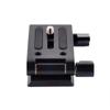 Veemoon Screw Compatible Quick Release Clamp Tripod Mount Plate Tilt Head for DSLR Monopod z Shape Tripod Head Mounting Bracket view 2