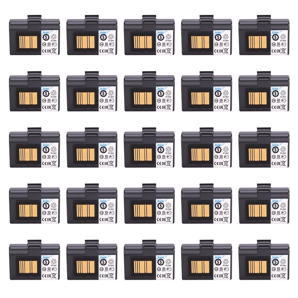 Sicimly 25PCS 3400mAh Replacement Batteries for Zebra Printer ZQ520 ZQ620 ZQ521 QLN320 QLN220 QLn220HC ZR628 ZR638 ZR658 ZR668 ZQ610 ZQ500 ZQ510 QLn320HC 25.16Wh