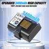 Sicimly 25PCS 3400mAh Replacement Batteries for Zebra Printer ZQ520 ZQ620 ZQ521 QLN320 QLN220 QLn220HC ZR628 ZR638 ZR658 ZR668 ZQ610 ZQ500 ZQ510 QLn320HC 25.16Wh view 3