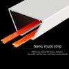 NILZA Self Adhesive Ceiling Curtain Track Silent Ceiling Track Set, Curtain Rail Ceiling Mount 3ft 8ft 12ft 16ft 20ft Curtain Track System, for Windows Cabinet Closet, 1PCS (Color : Black, Size : 25 view 3