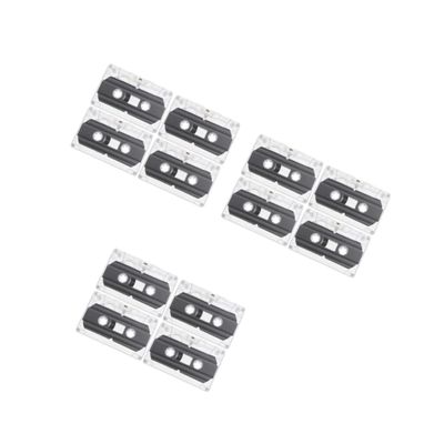 DOITOOL 12 Pcs Blank Cassette Tapes for Recording Record Large Capacity Audio Tapes Easy Organization