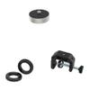 CAMVATE 3/8"-16 Female to 1/4"-20 Male Adapter + Universal C-Clamp + 5/8"-27 Dual Lock Nut view 1