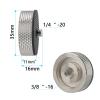 CAMVATE 3/8"-16 Female to 1/4"-20 Male Adapter + Universal C-Clamp + 5/8"-27 Dual Lock Nut view 3