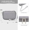 Supmay Hard Carrying Case for Kodak Step Instant Smartphone Photo Printer - Portable Mini Color Wireless Mobile Printer, Zipper Mesh Pocket for USB Cable, Photo Paper, Grey view 3