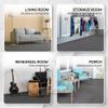 Yes4All EVA Interlocking Mats, Puzzle Floor Tiles, Foam Floor Padding with Border for Furniture, Home Space, Living Room, Garage 48 SQFT view 3