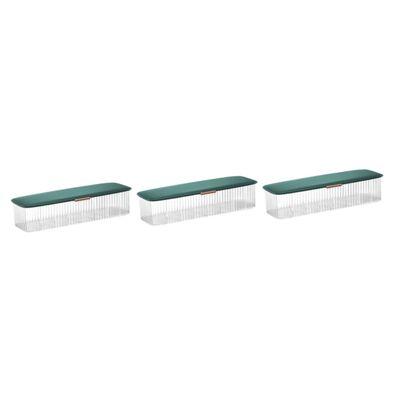 DOITOOL 3pcs Box Desk Cord Organizer Case with Cover Multi-Compartment Electronics Storage for Home Office and Travel for Neat and Organized Cables