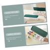 DOITOOL 3pcs Box Desk Cord Organizer Case with Cover Multi-Compartment Electronics Storage for Home Office and Travel for Neat and Organized Cables view 2
