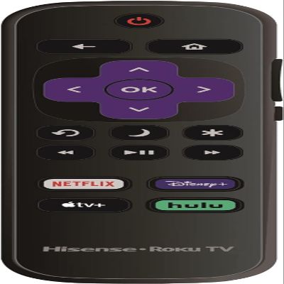 2022 OEM Replacement Remote Control Compatible with All Hisense Roku TV Smart 4K Ultra HDTV Only Works with Hisense Roku TV, Not for Roku Stick and Roku Box (Netflix/Disney Plus/Apple TV+ / Hulu)